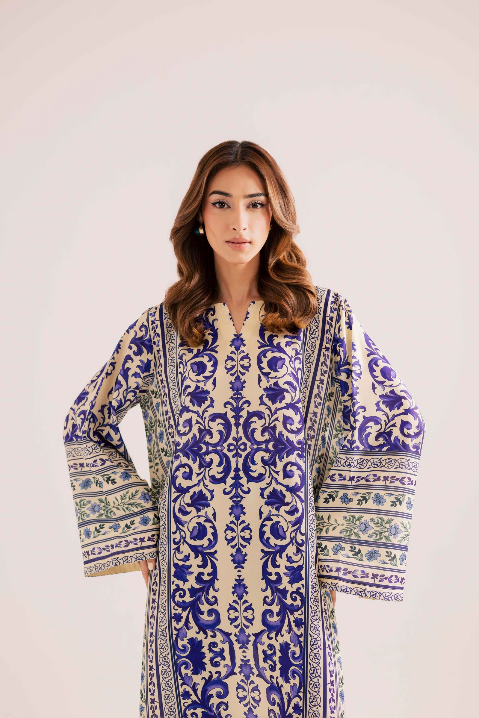 KF14 - Printed Kaftaan