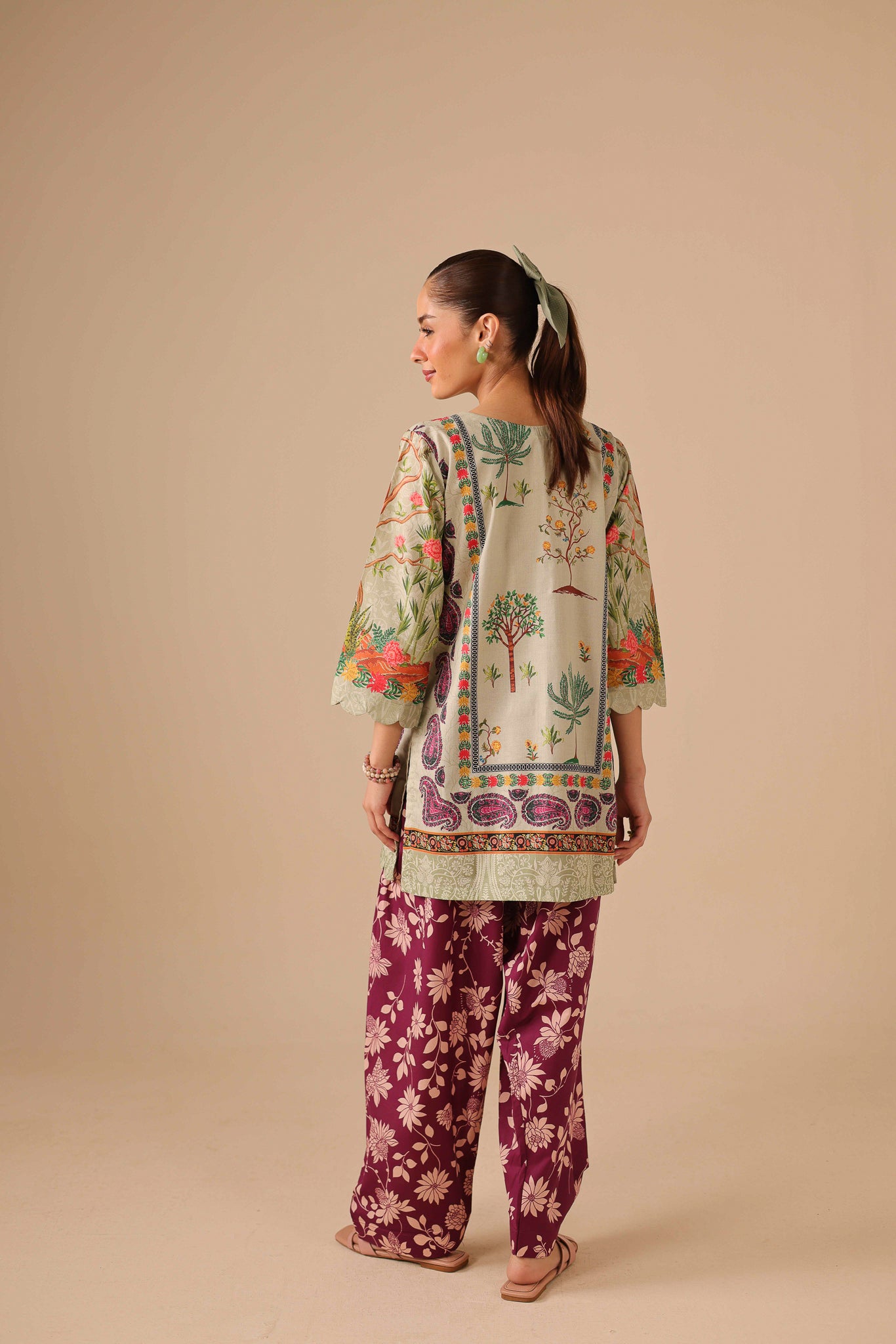 2PC Summer Lawn Dress - 44283