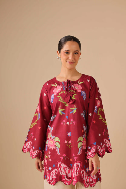 2PC Summer Lawn Dress - 44236