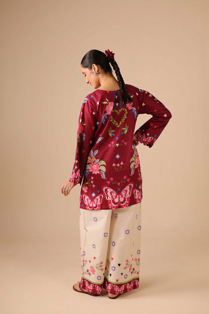 2PC Summer Lawn Dress - 44236