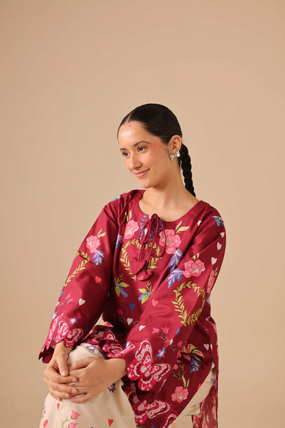 2PC Summer Lawn Dress - 44236