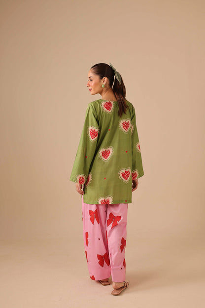 2PC Summer Lawn Dress - 44278