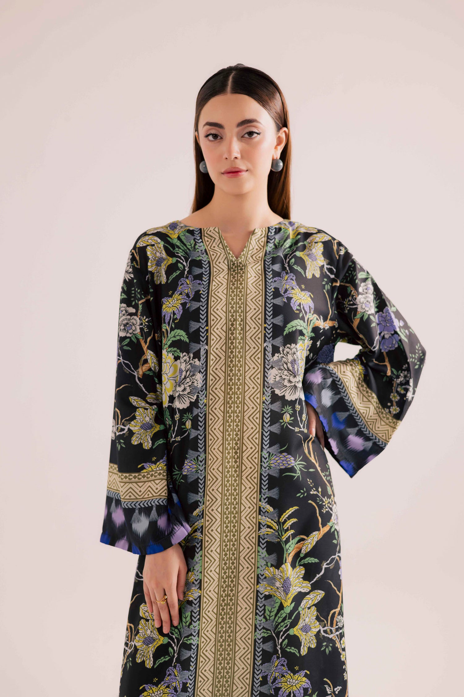 KF19 - Printed Kaftaan