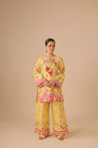 2PC Summer Lawn Dress - 44238
