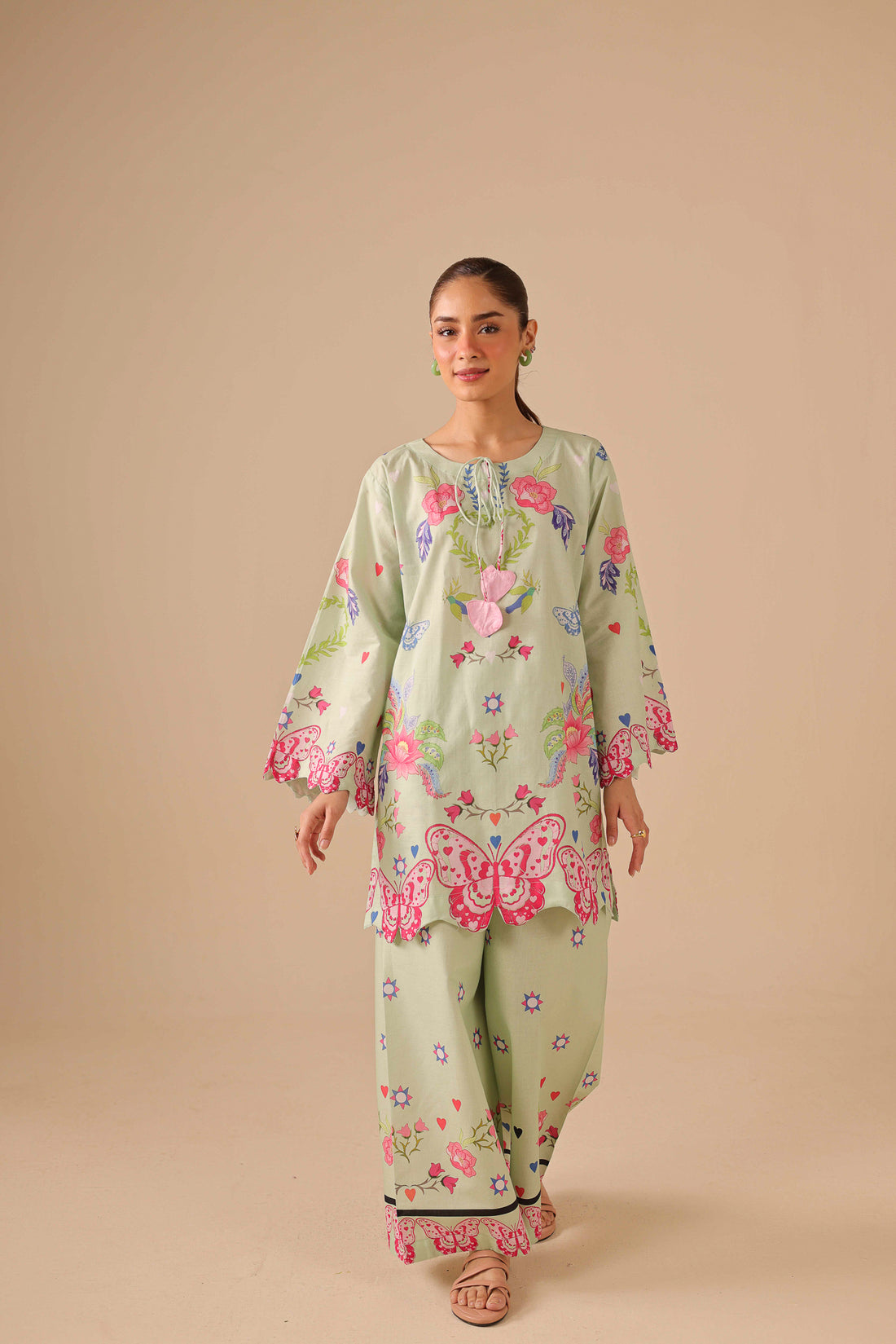 2PC Summer Lawn Dress - 44240