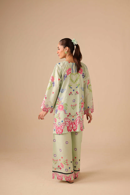 2PC Summer Lawn Dress - 44240