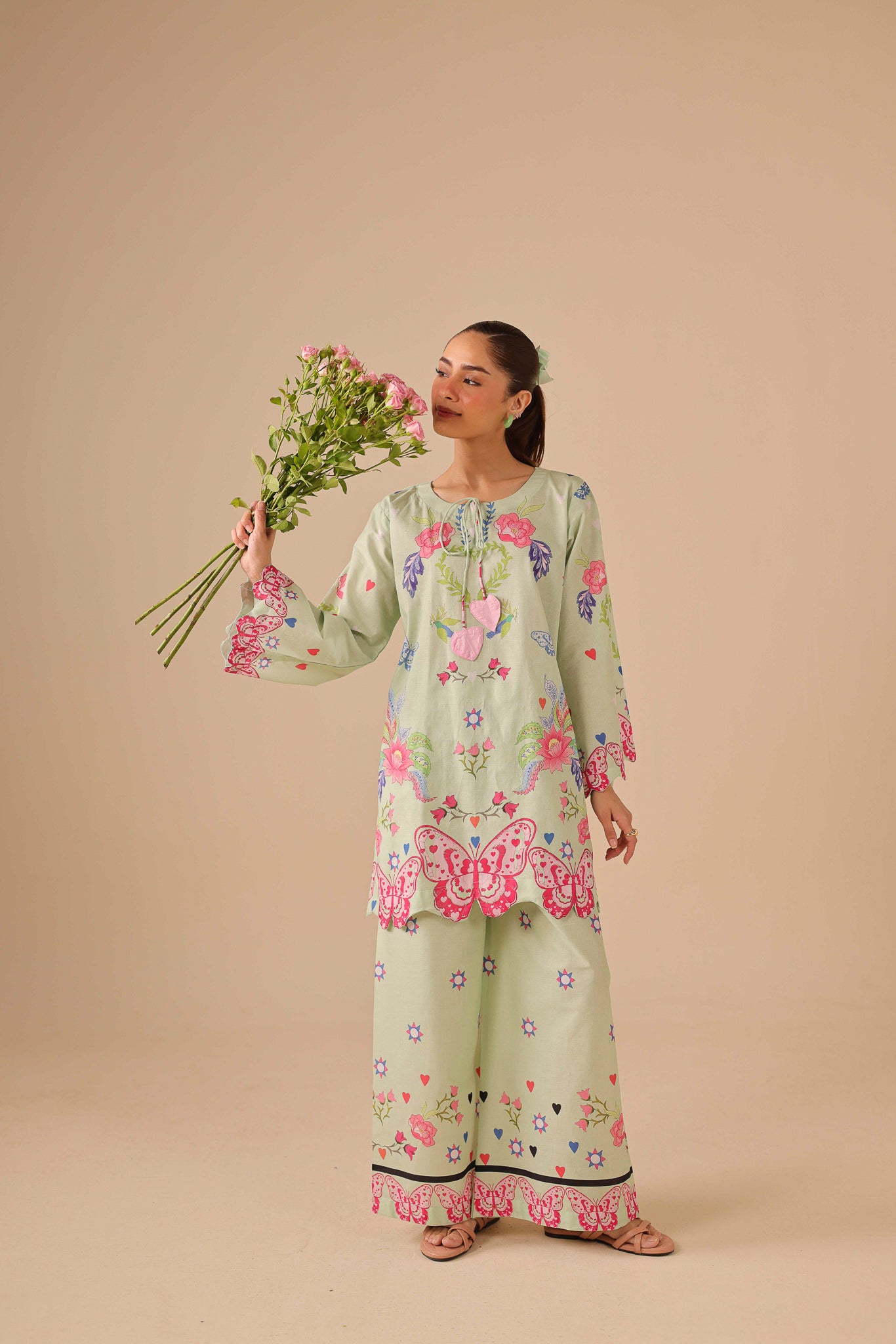 2PC Summer Lawn Dress - 44240
