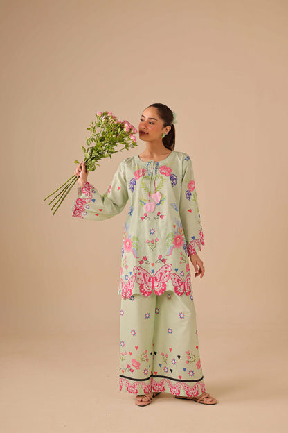 2PC Summer Lawn Dress - 44240