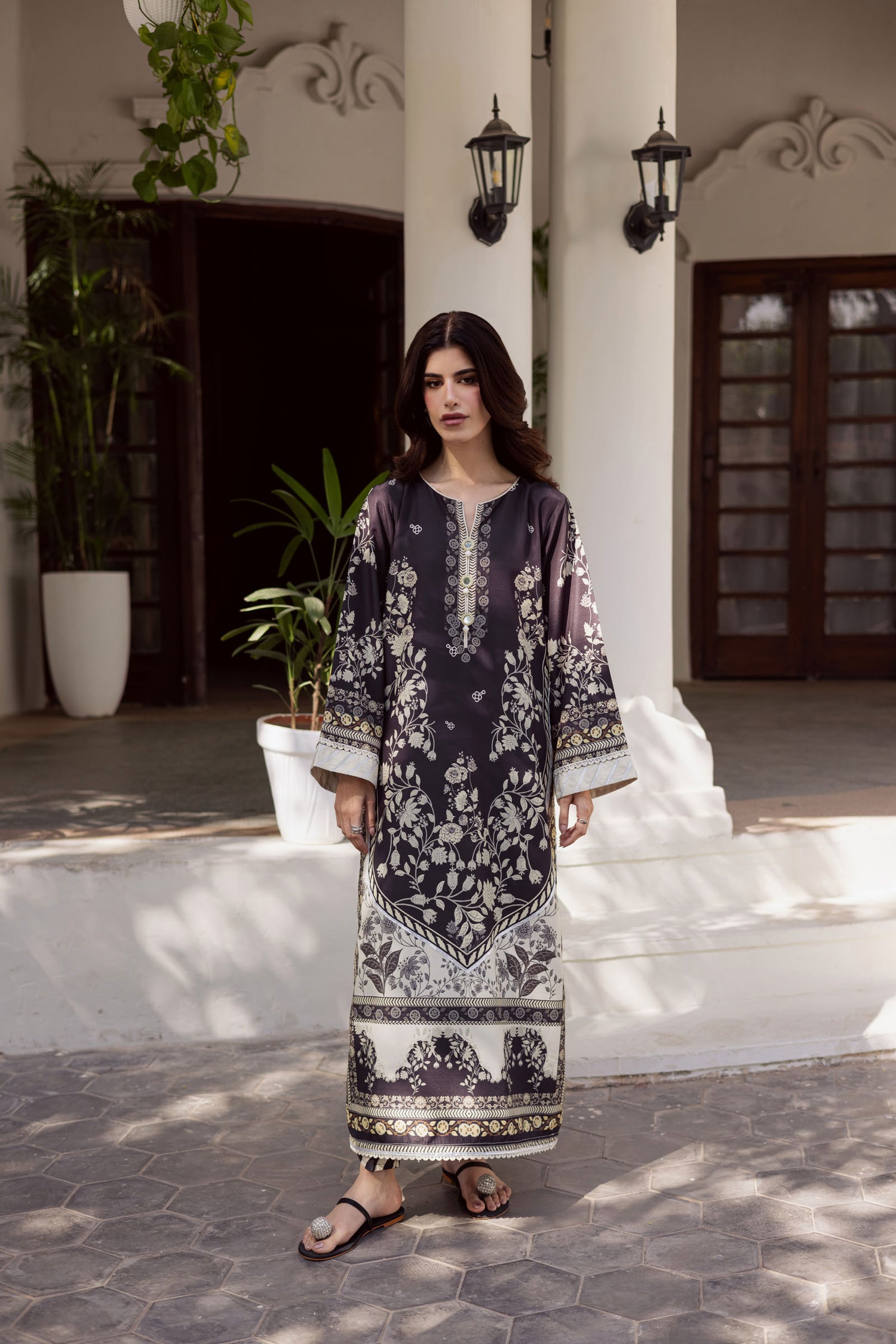 2PC Luxury Printed Pret- LP04