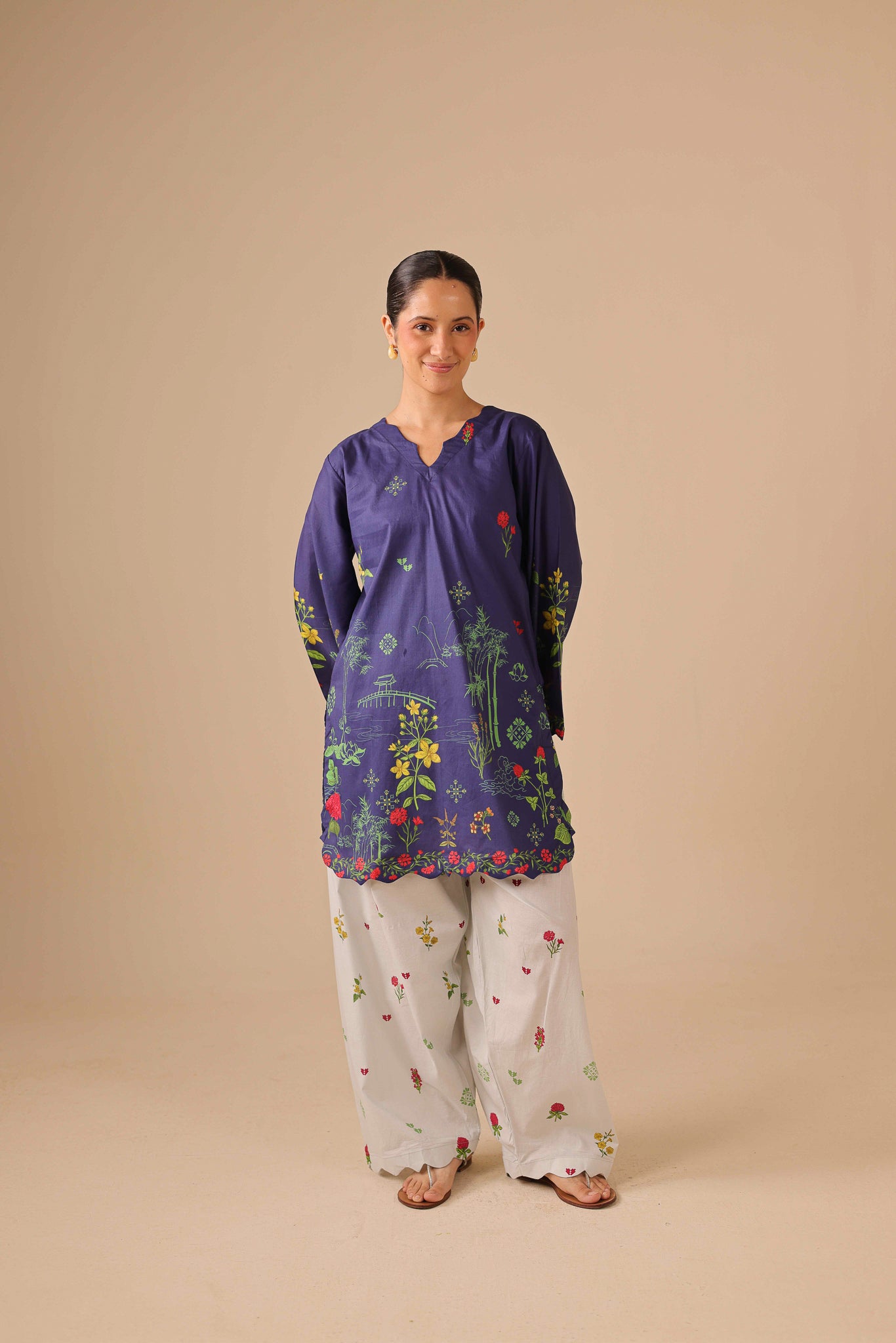 2PC Summer Lawn Dress - 44261