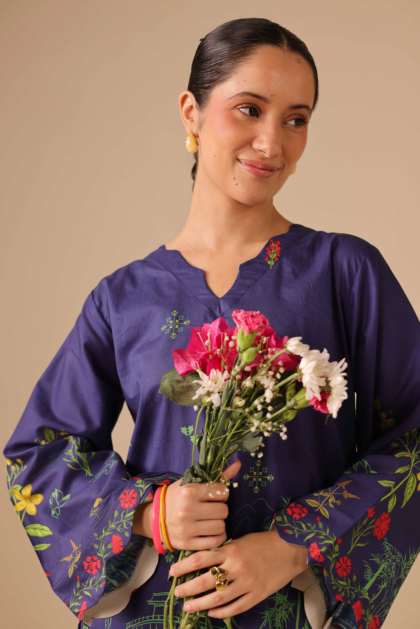 2PC Summer Lawn Dress - 44261
