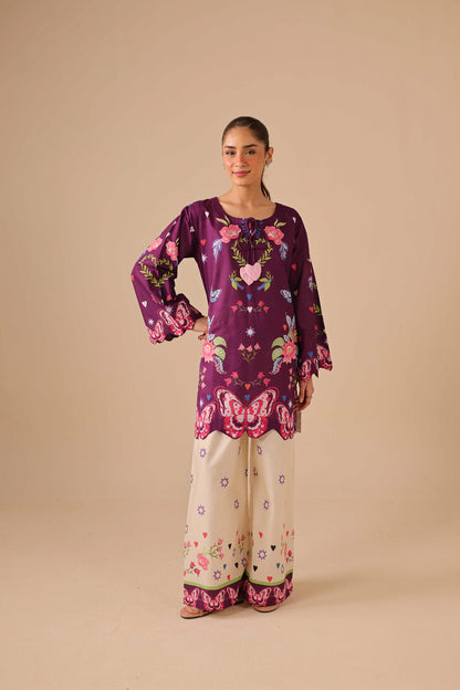 2PC Summer Lawn Dress - 44237