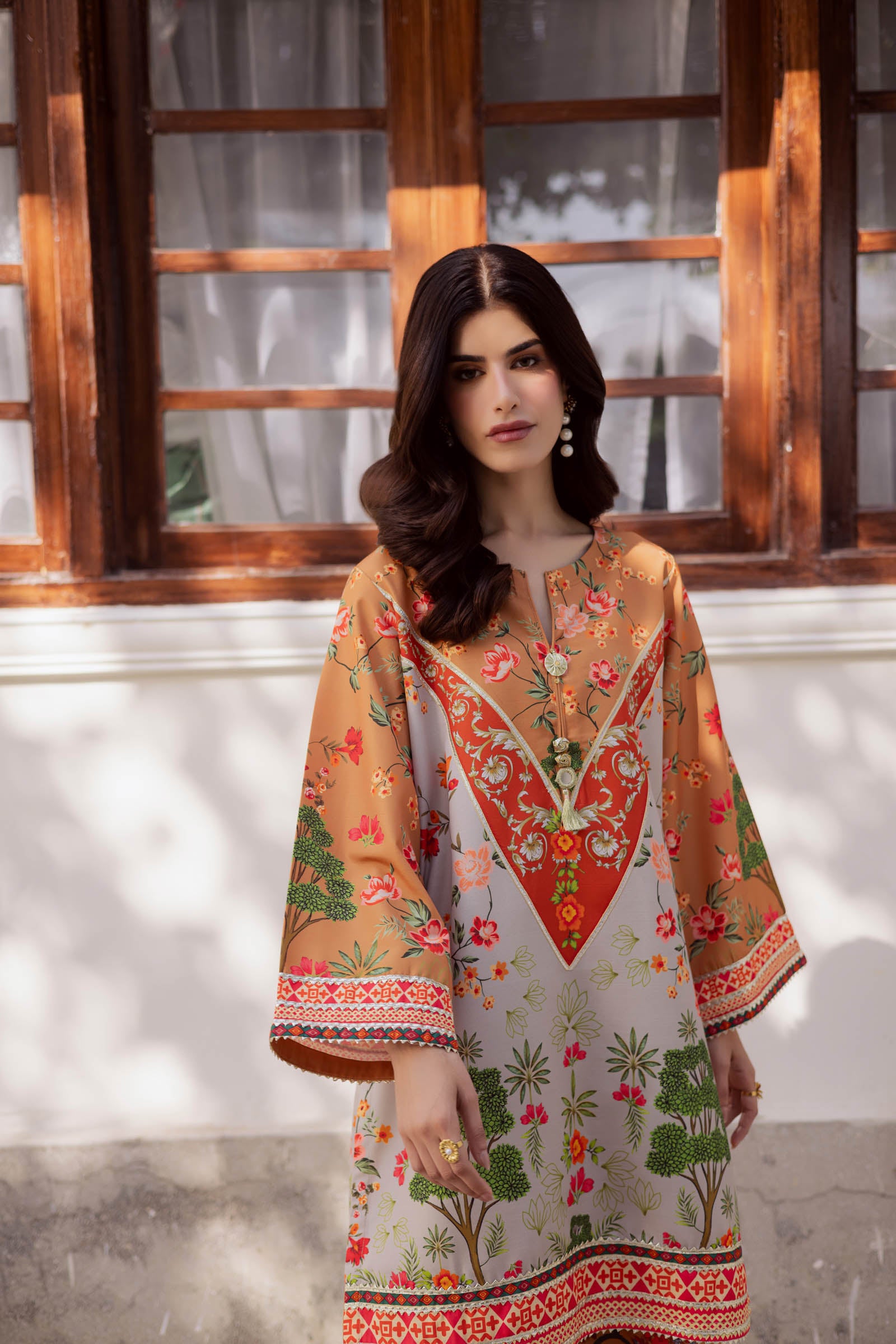 2PC Luxury Printed Pret- LP08