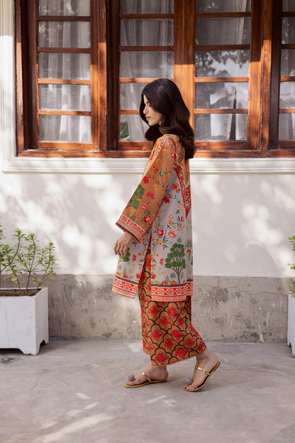 2PC Luxury Printed Pret- LP08