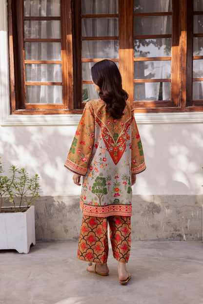 2PC Luxury Printed Pret- LP08