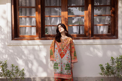 2PC Luxury Printed Pret- LP08