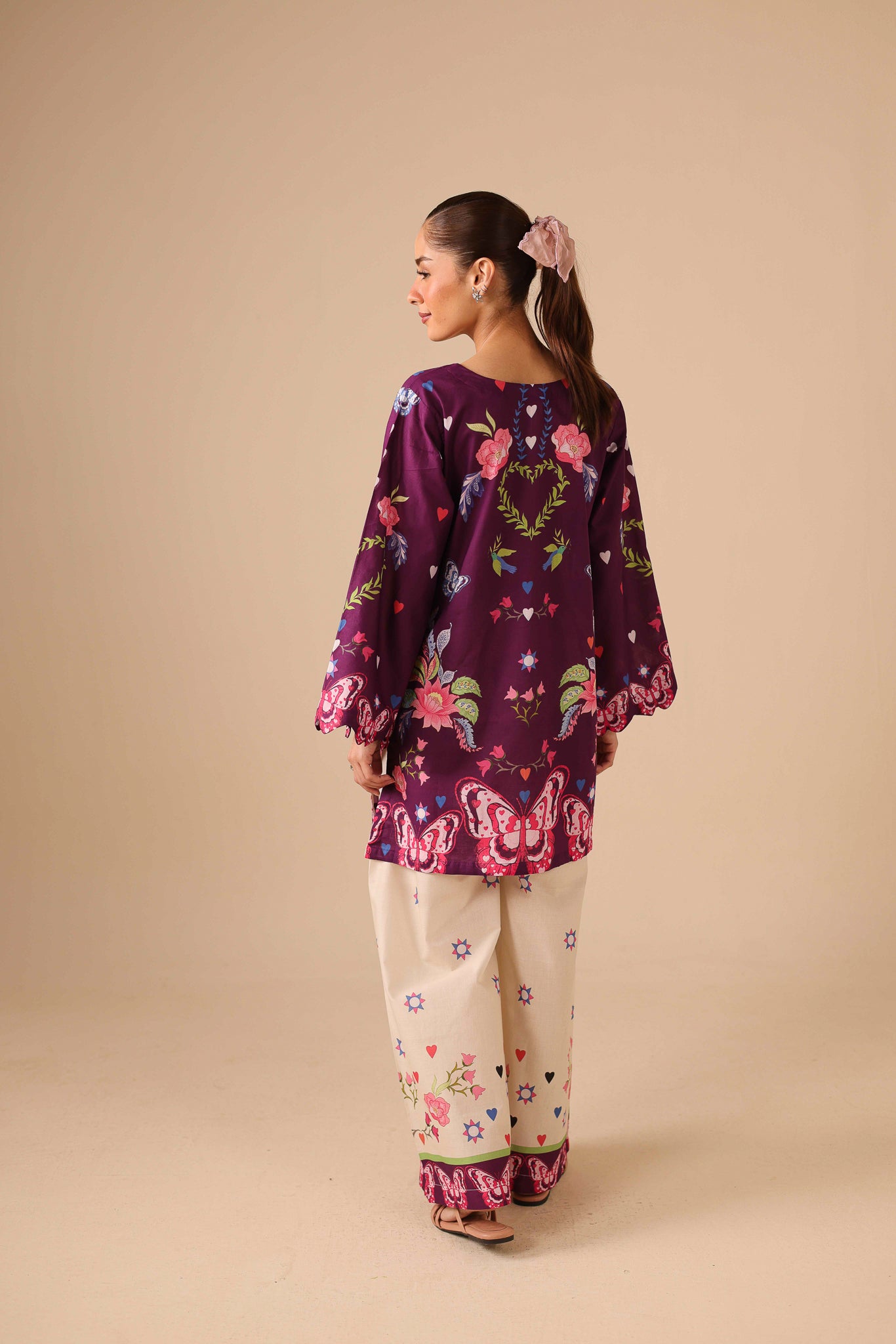 2PC Summer Lawn Dress - 44237