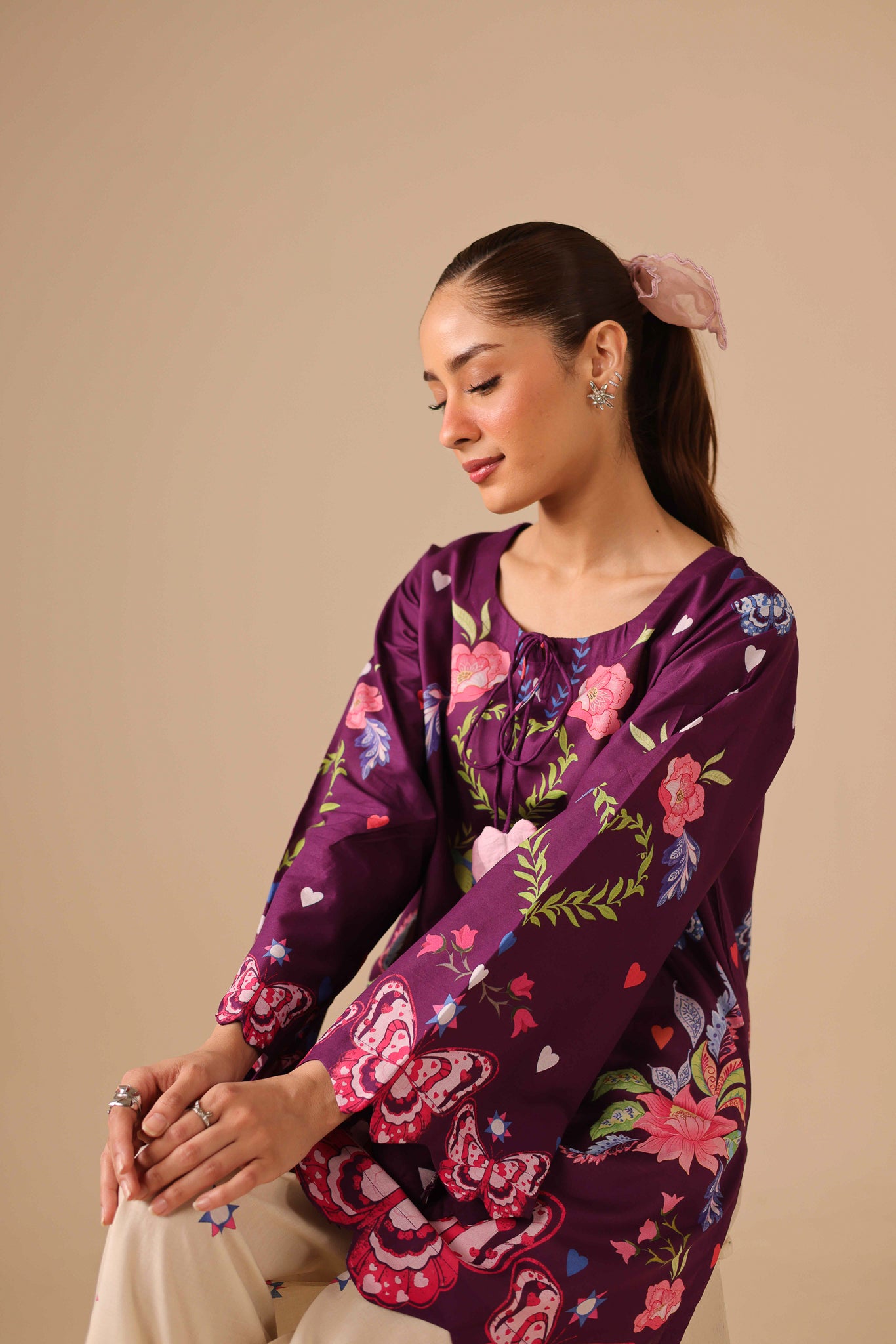 2PC Summer Lawn Dress - 44237