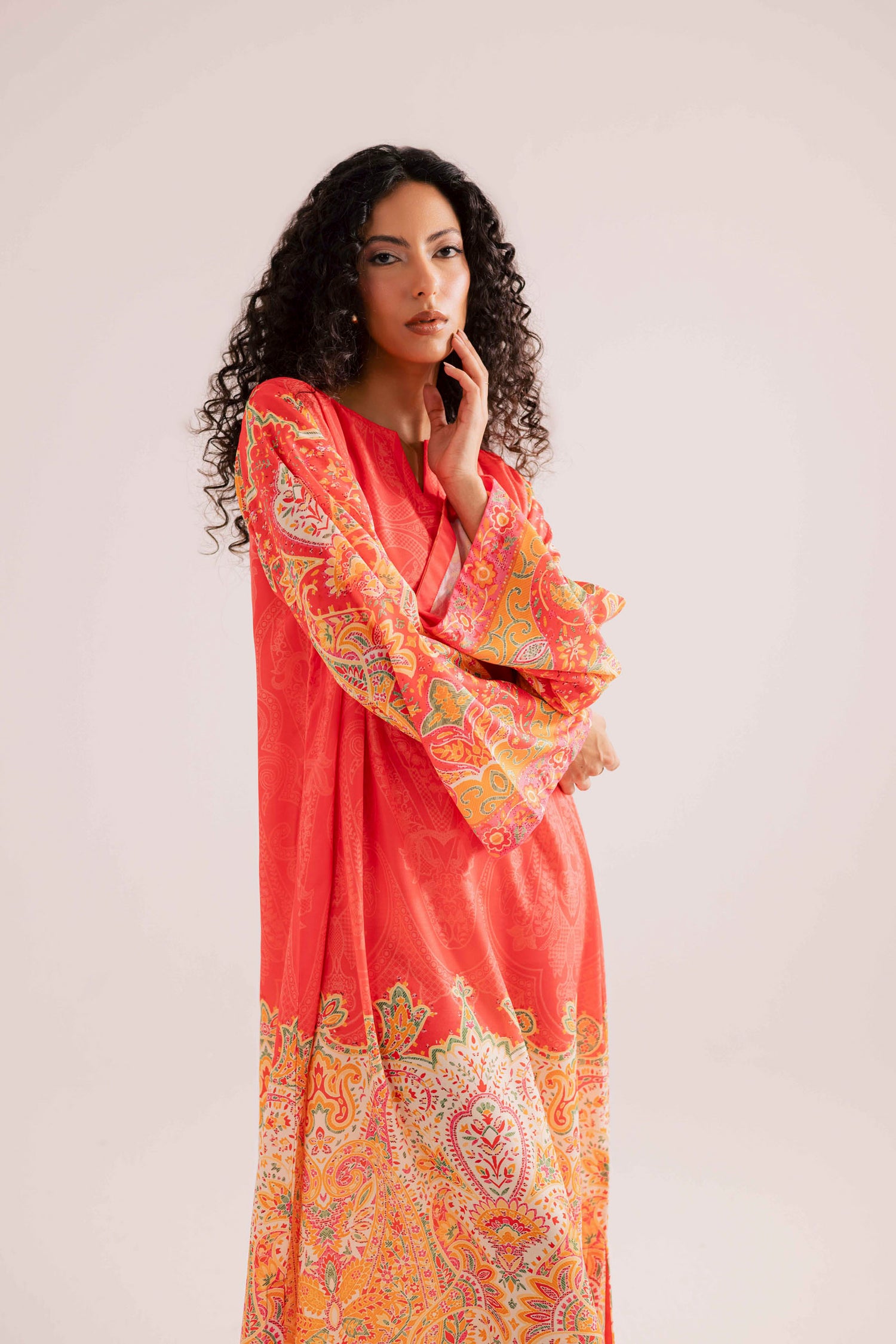 KF24 - Printed Kaftaan