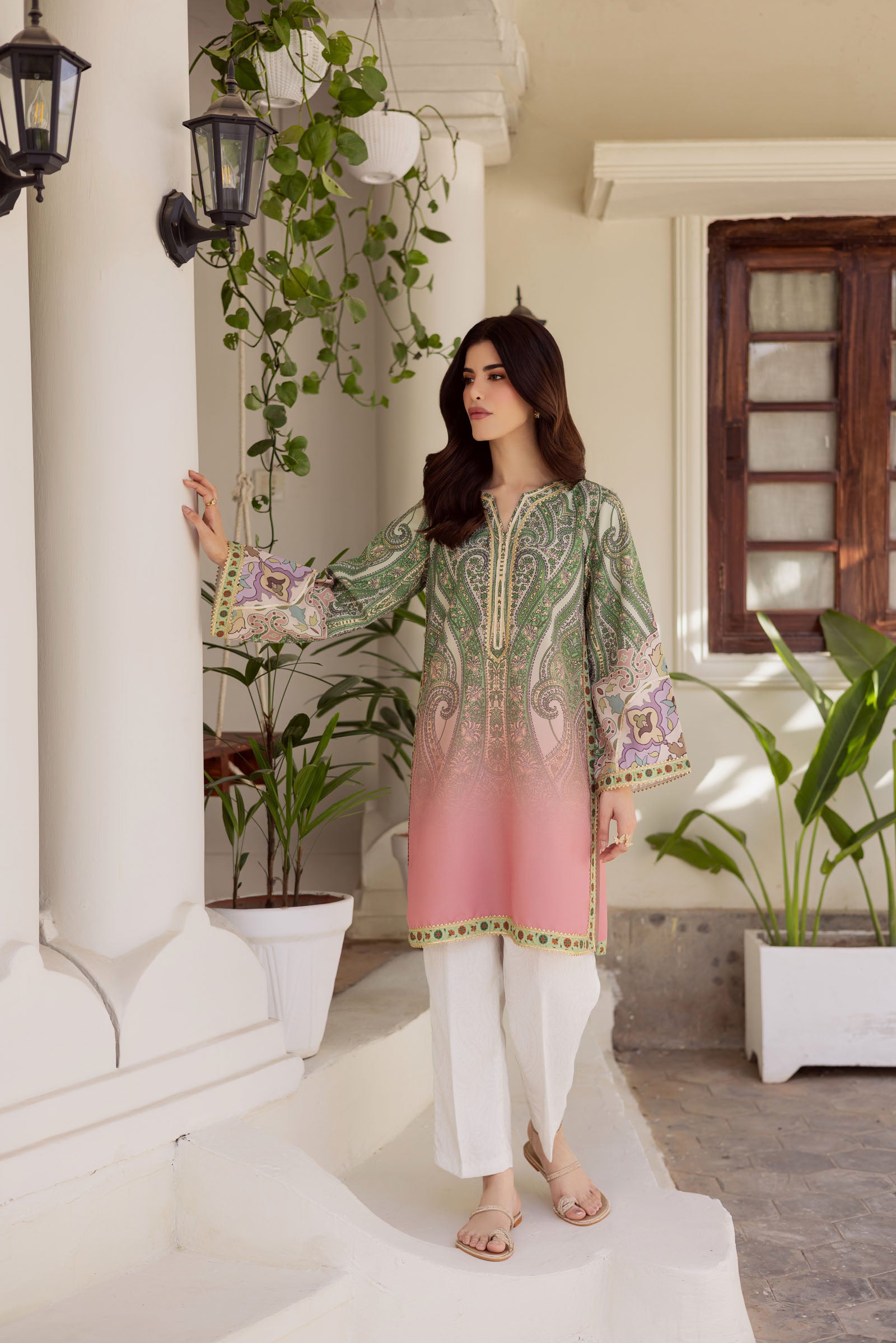 2PC Luxury Printed Pret- LP03