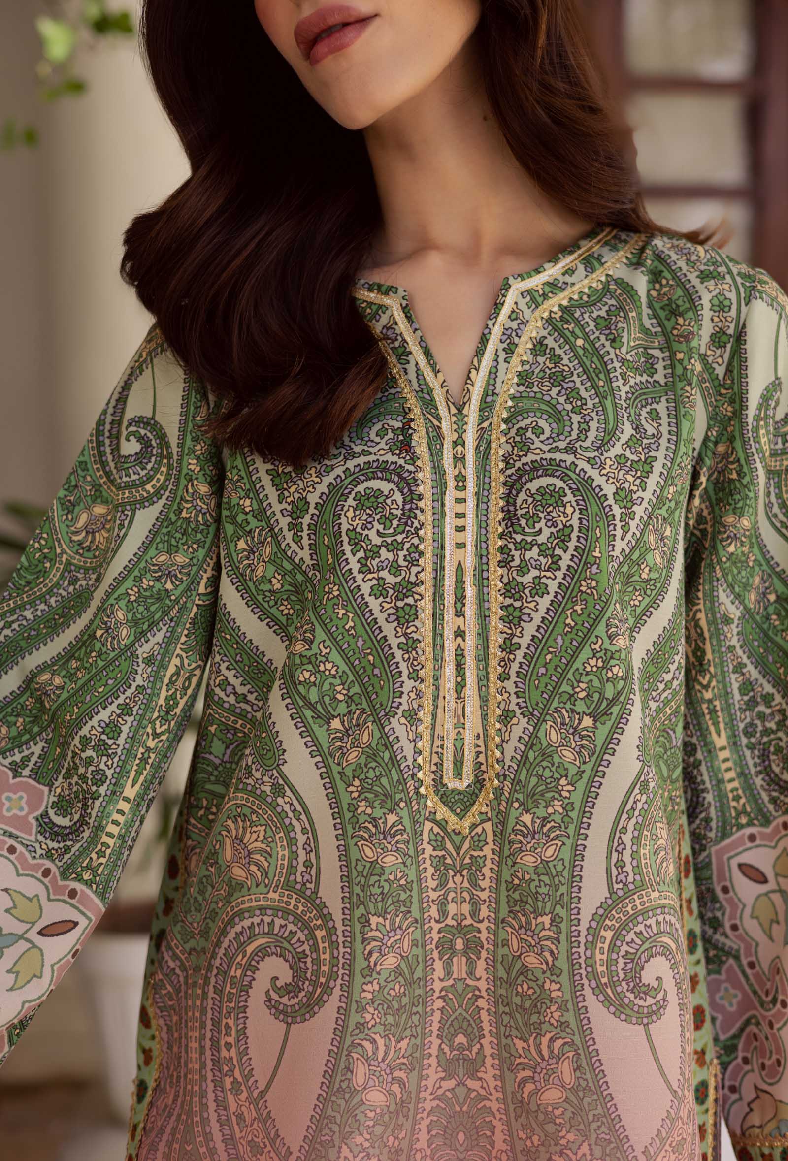 2PC Luxury Printed Pret- LP03