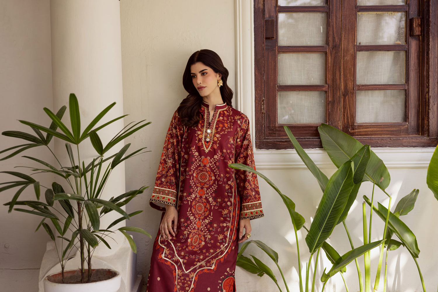 2PC Luxury Printed Pret- LP01