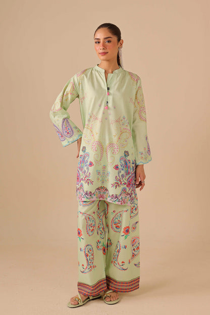 2PC Summer Lawn Dress - 44243
