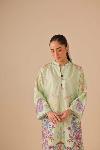 2PC Summer Lawn Dress - 44243