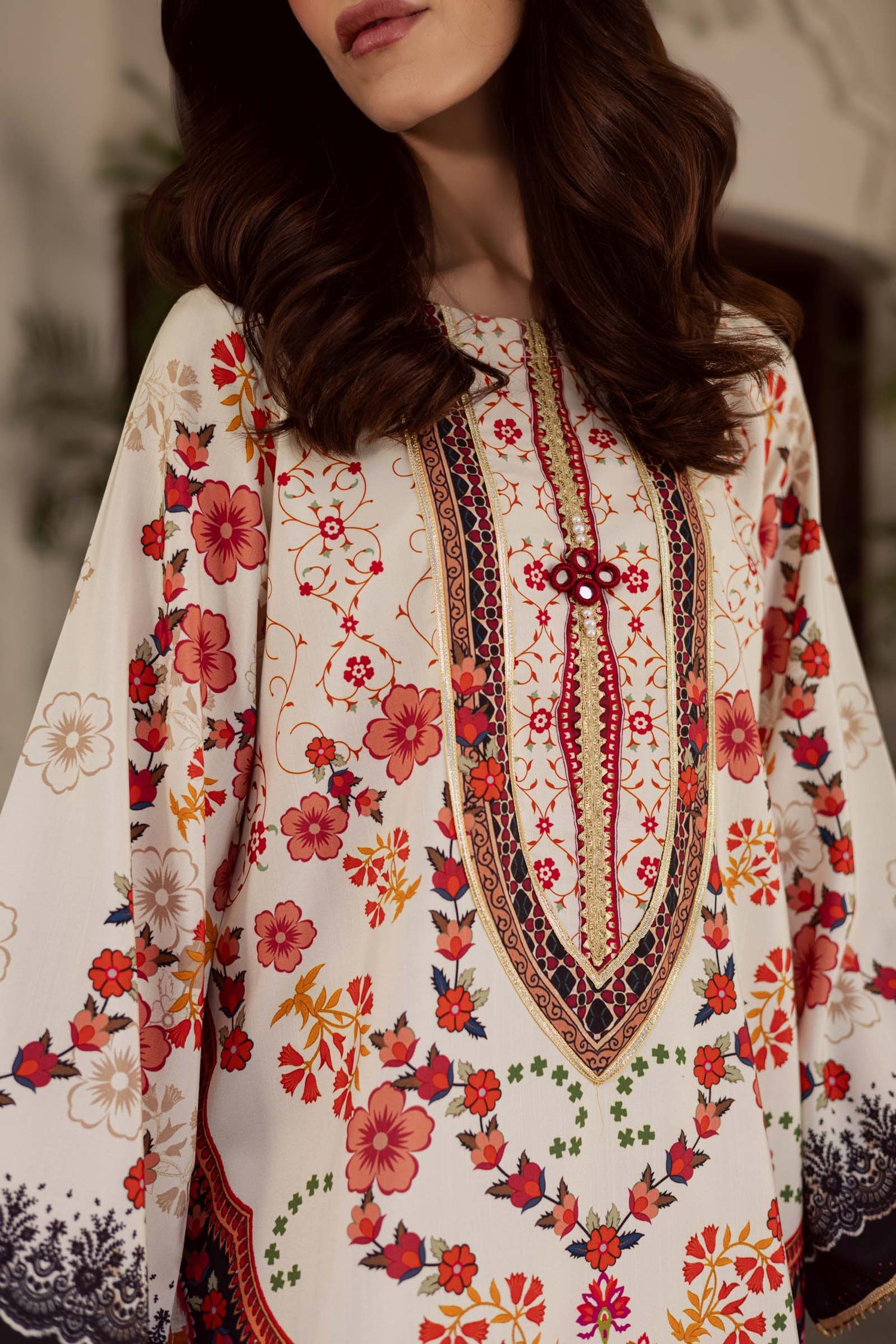 2PC Luxury Printed Pret- LP02