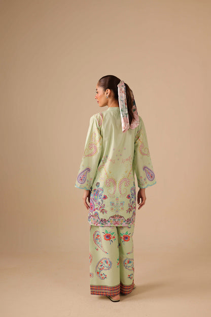 2PC Summer Lawn Dress - 44243