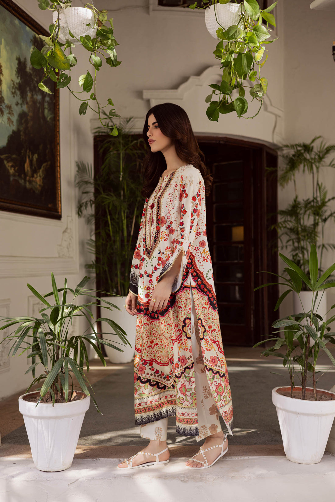 2PC Luxury Printed Pret- LP02