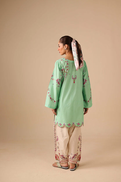 2PC Summer Lawn Dress - 44264