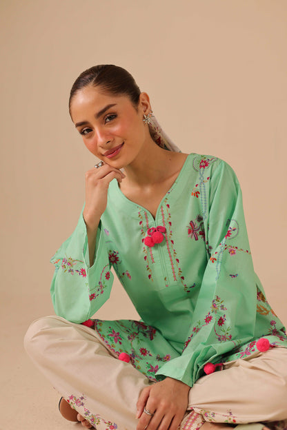 2PC Summer Lawn Dress - 44264