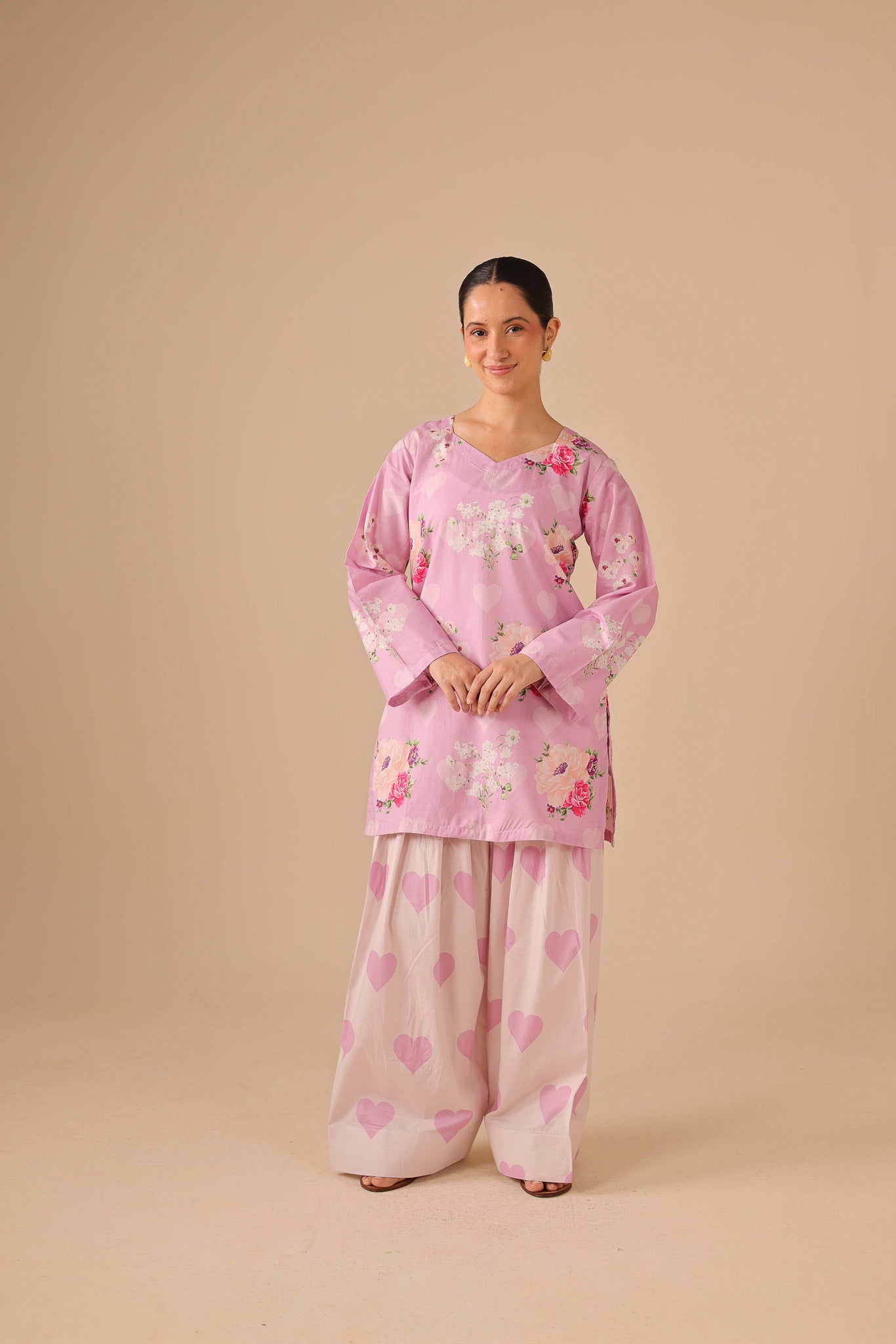 2PC Summer Lawn Dress - 44286