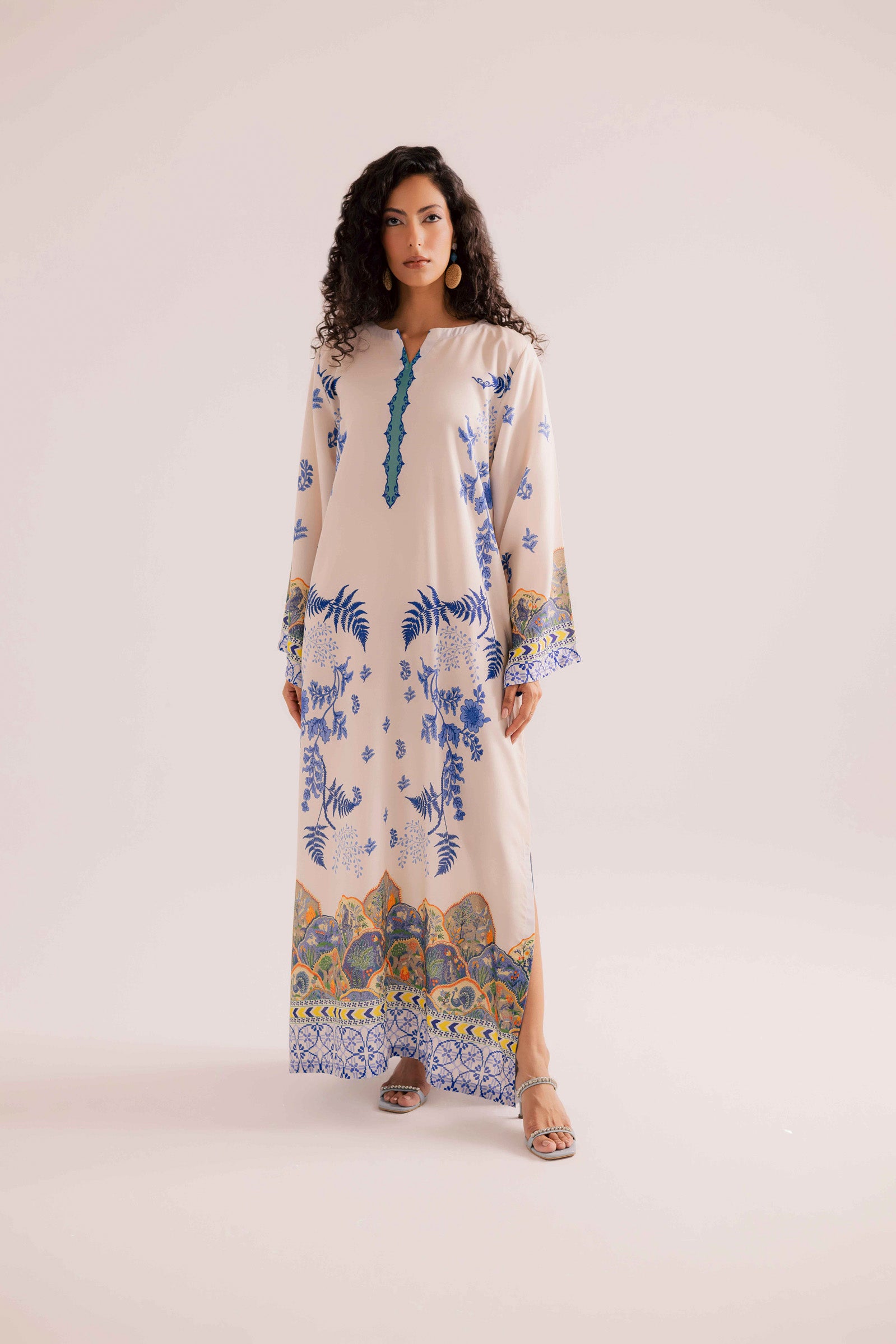 KF28 - Printed Kaftaan