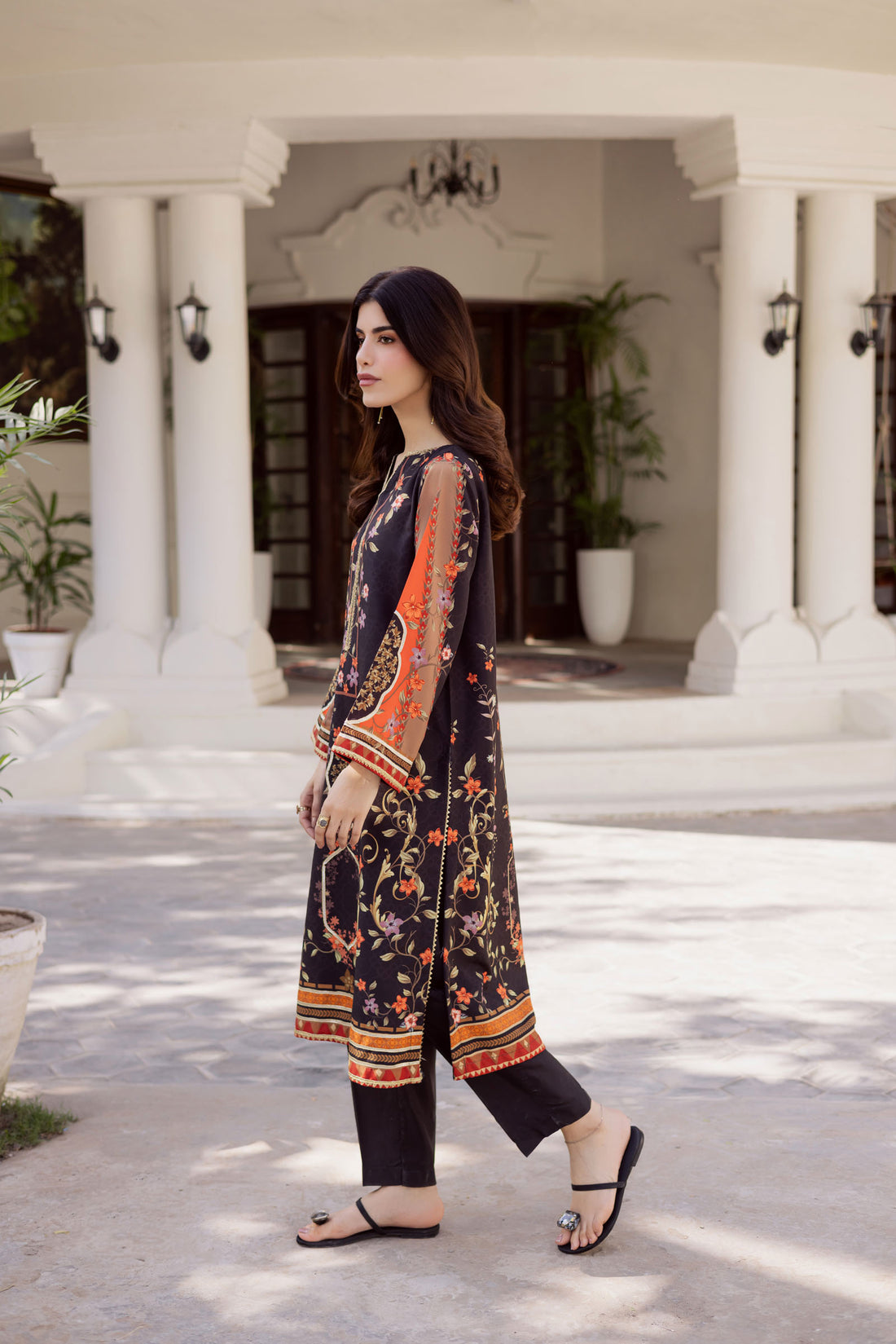 2PC Luxury Printed Pret- LP09