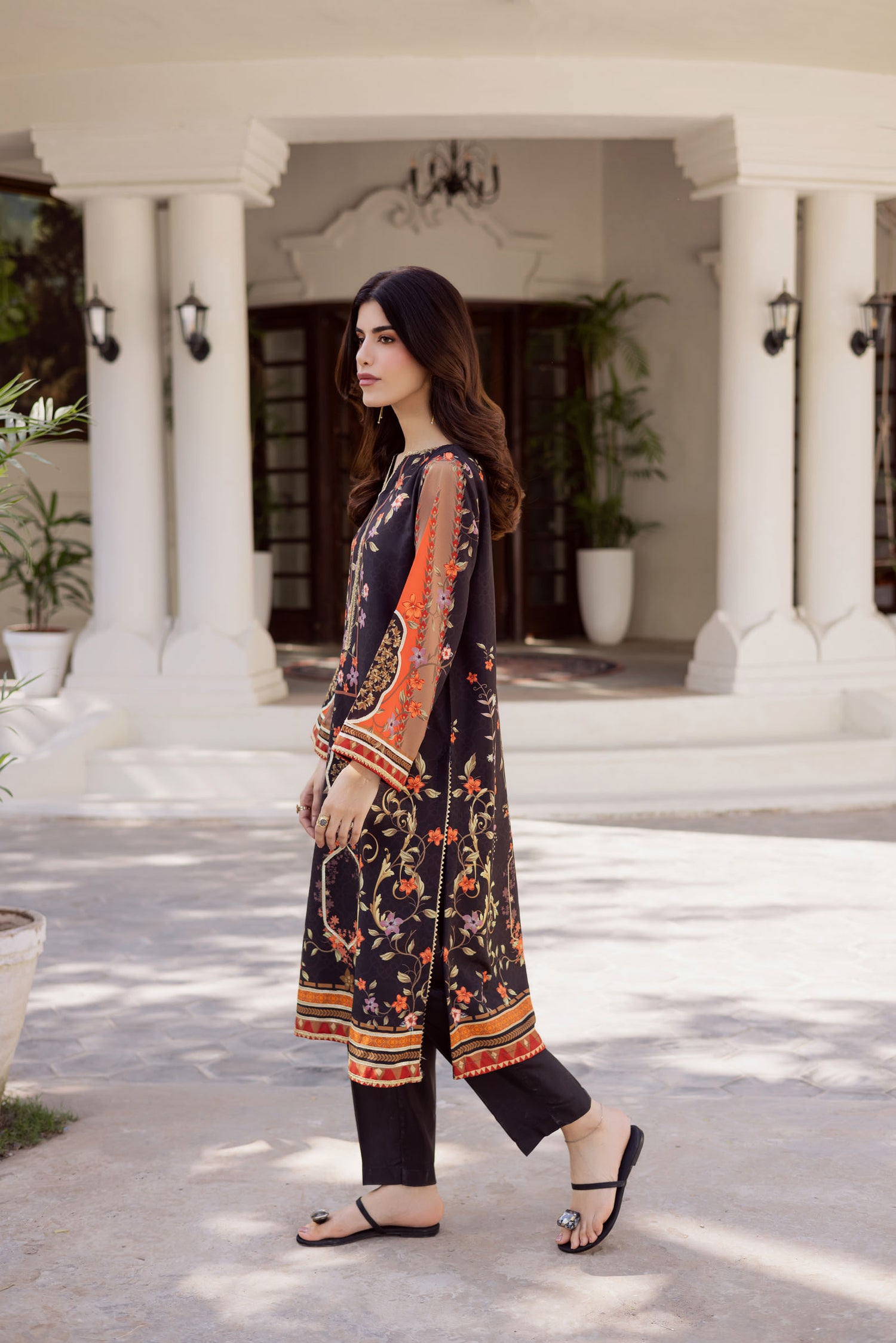 2PC Luxury Printed Pret- LP09