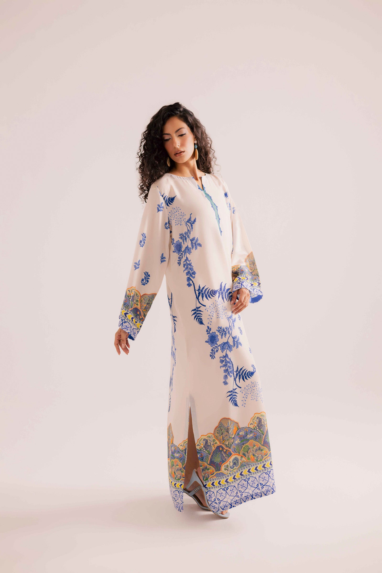 KF28 - Printed Kaftaan