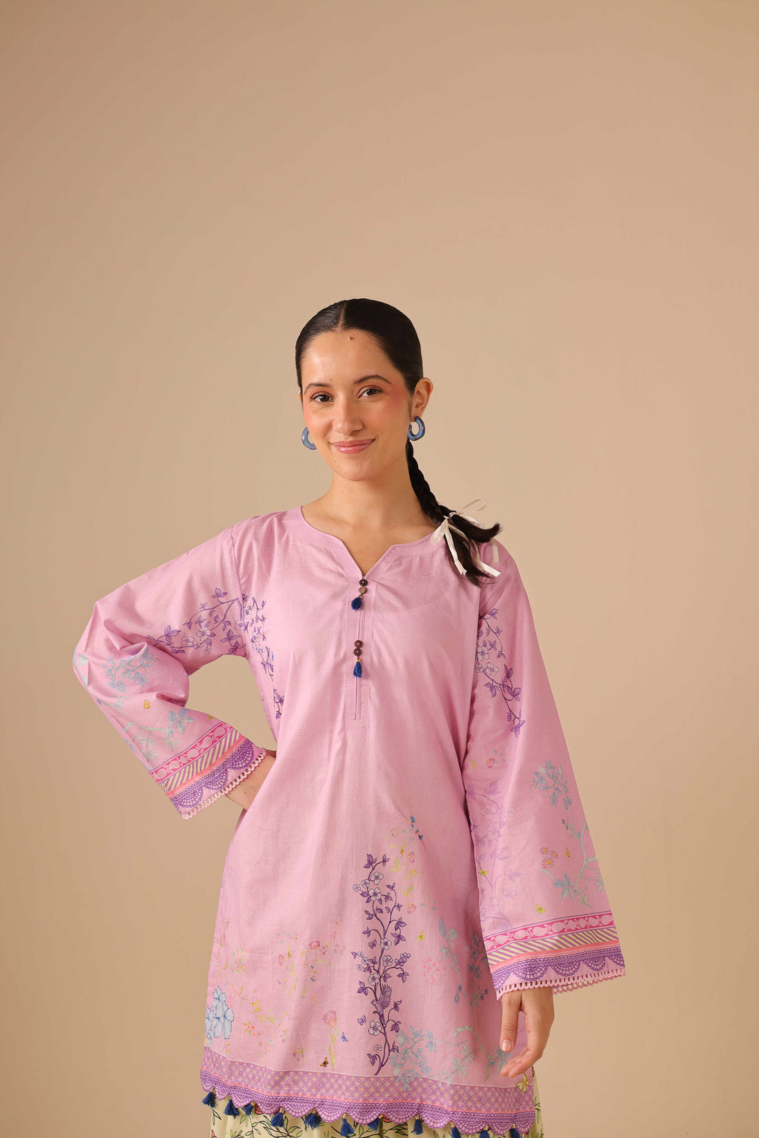 2PC Summer Lawn Dress - 44248
