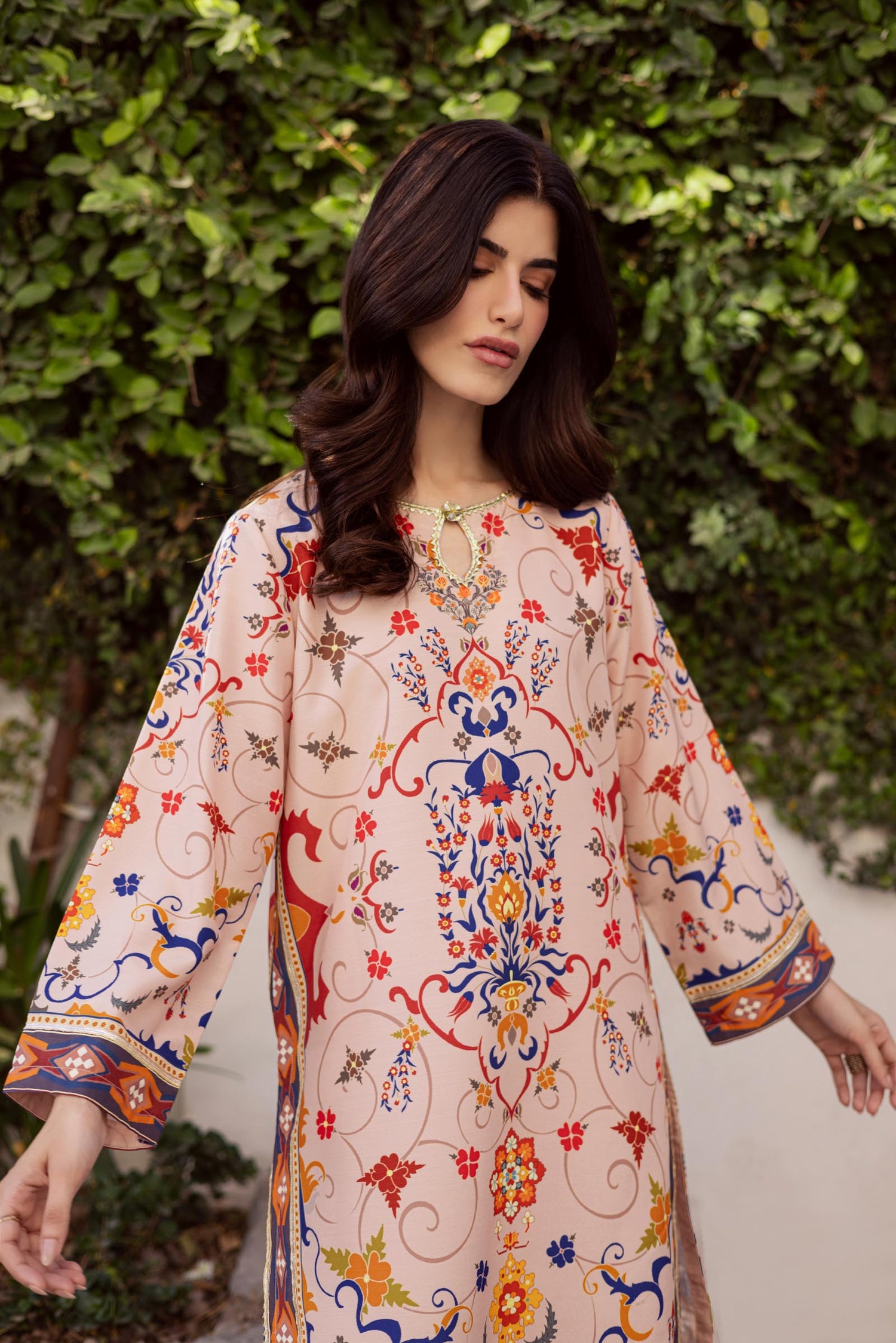 2PC Luxury Printed Pret- LP06