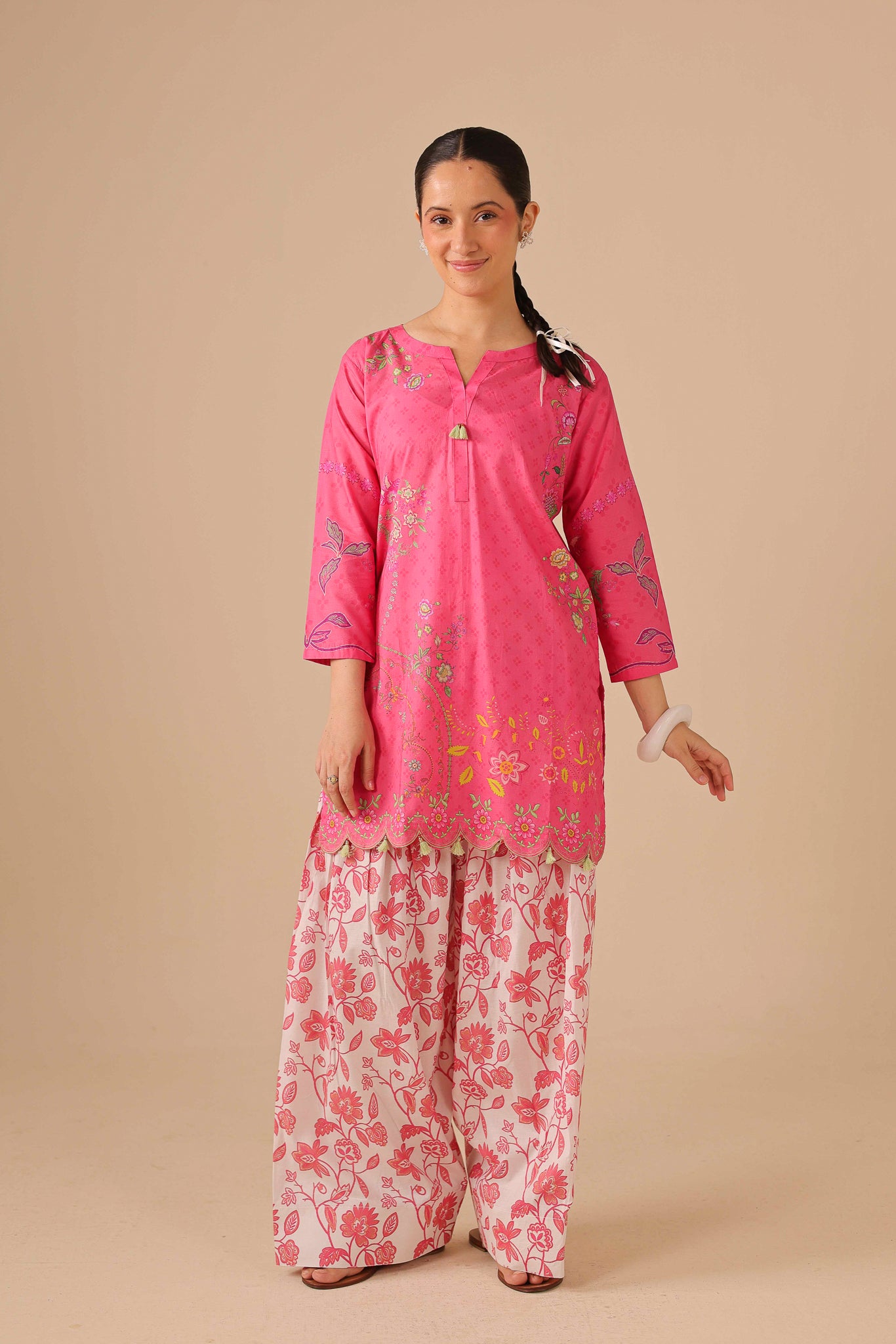 2PC Summer Lawn Dress - 44249