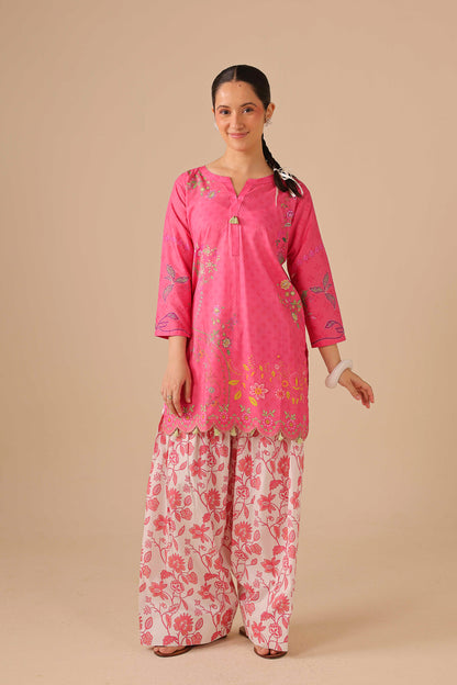 2PC Summer Lawn Dress - 44249