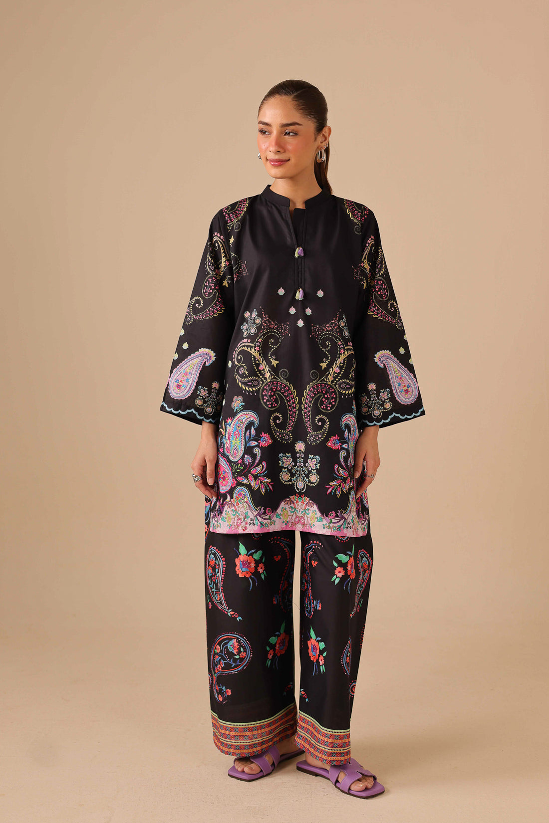 2PC Summer Lawn Dress - 44245