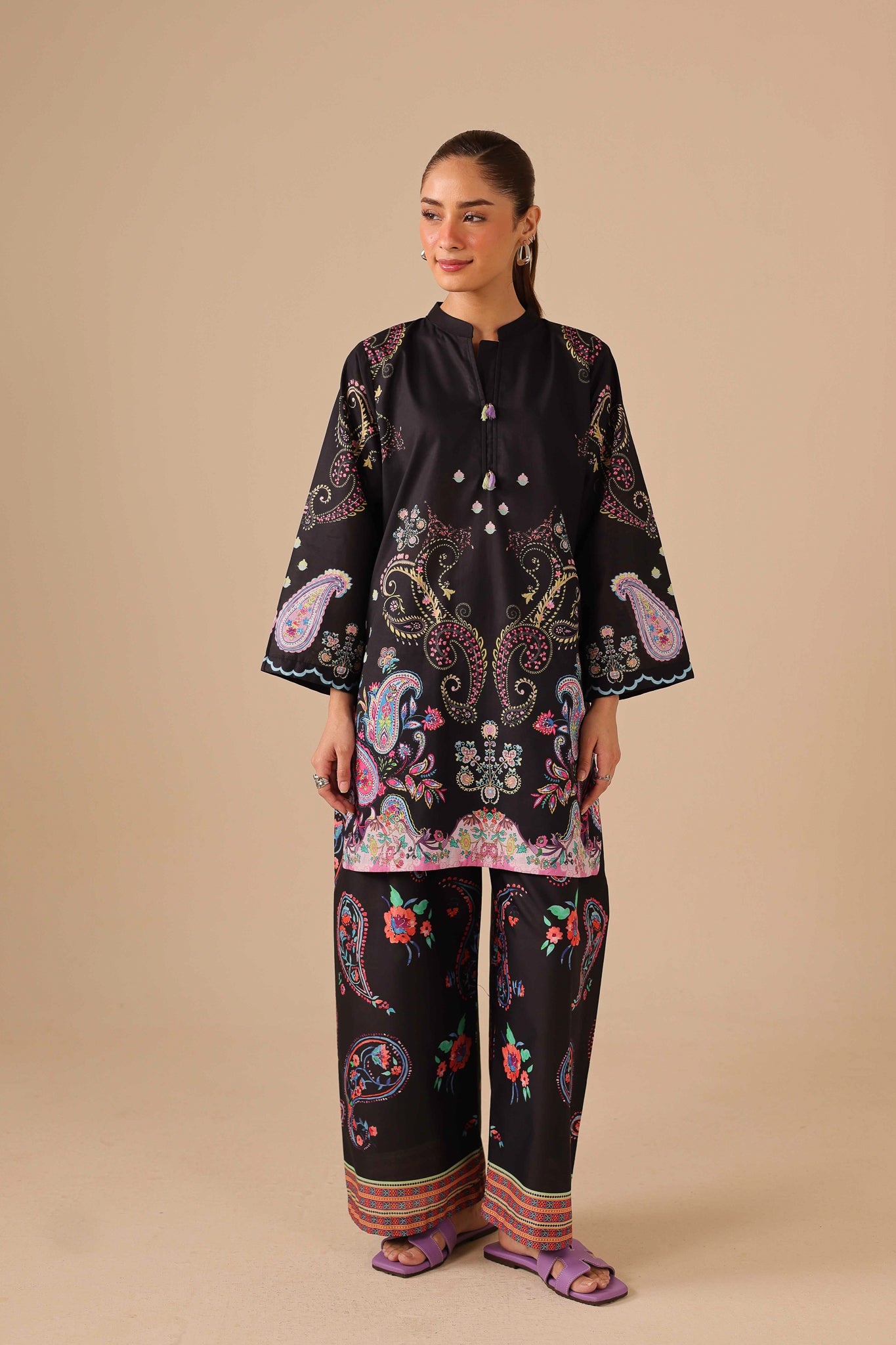 2PC Summer Lawn Dress - 44245