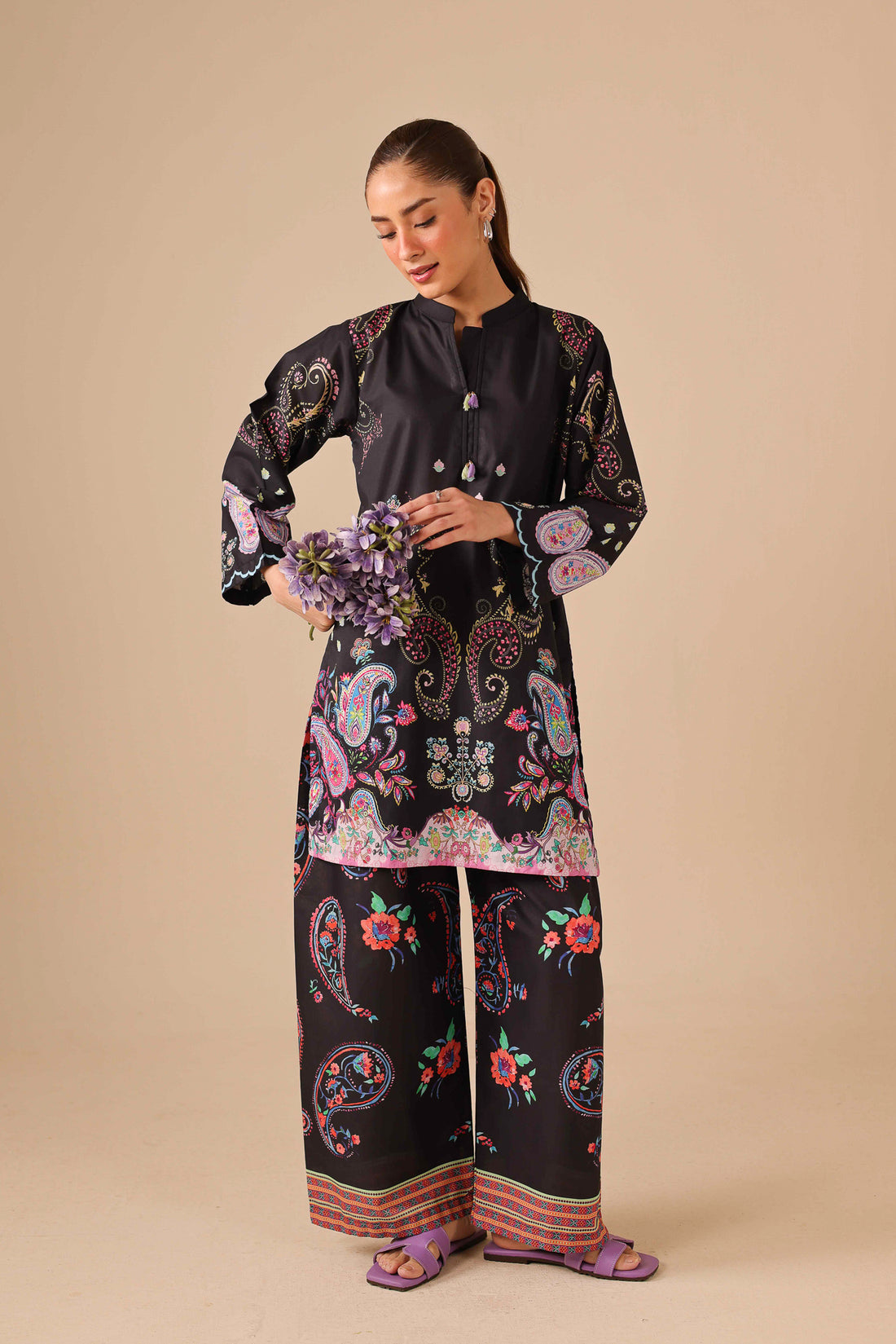 2PC Summer Lawn Dress - 44245