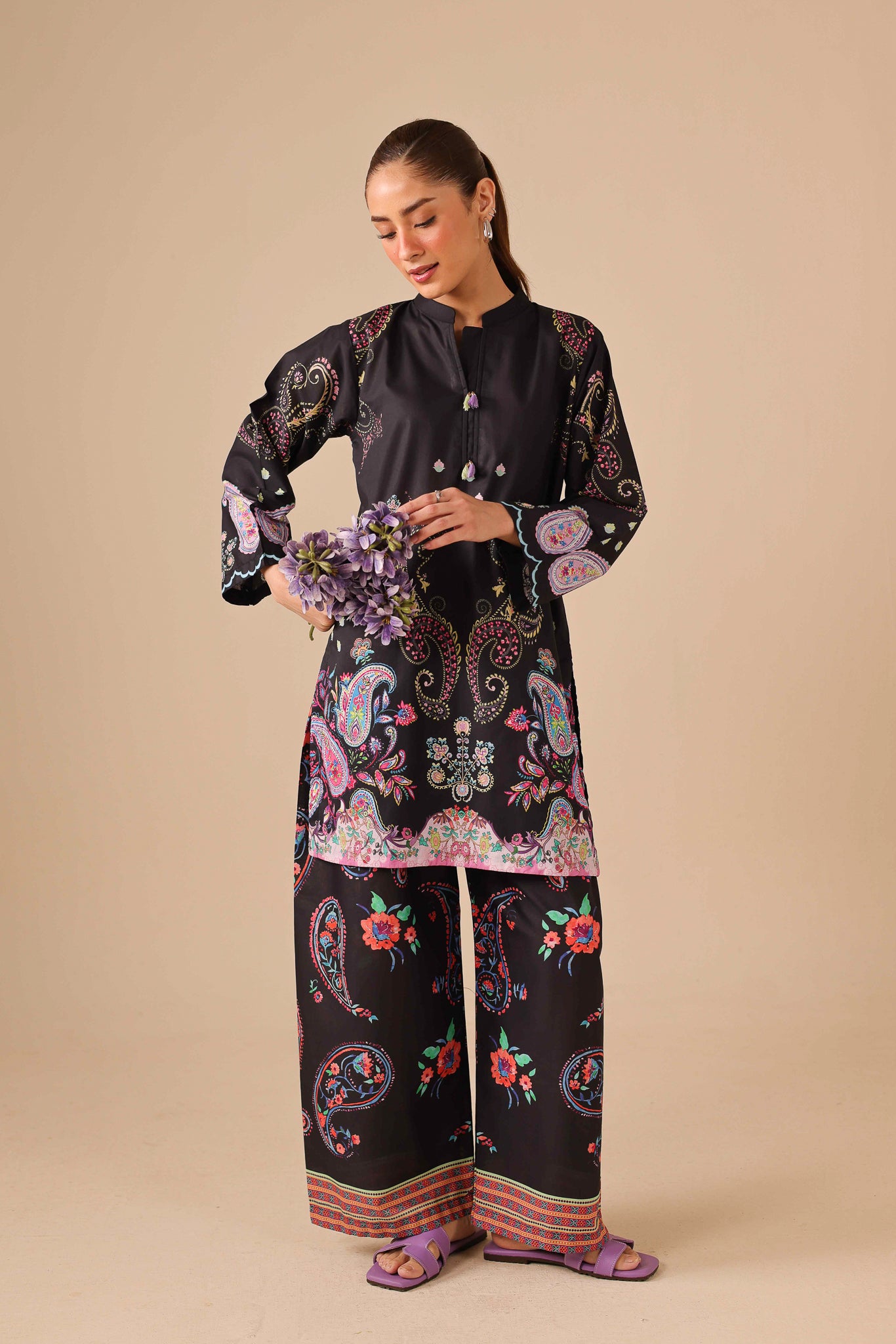 2PC Summer Lawn Dress - 44245