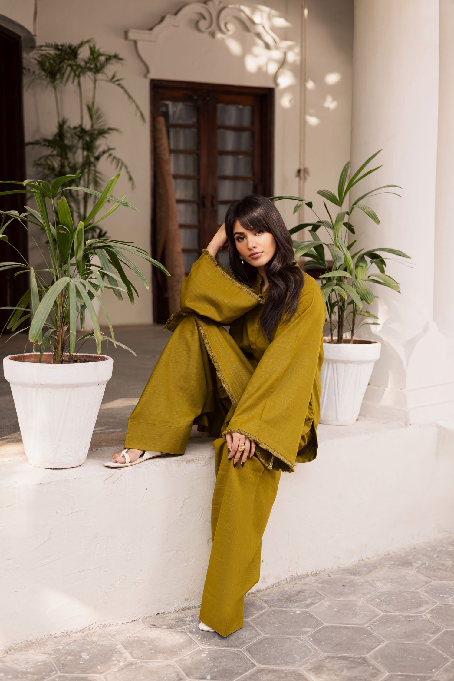 2 PC Khaddar Solid FSK 03 – Green