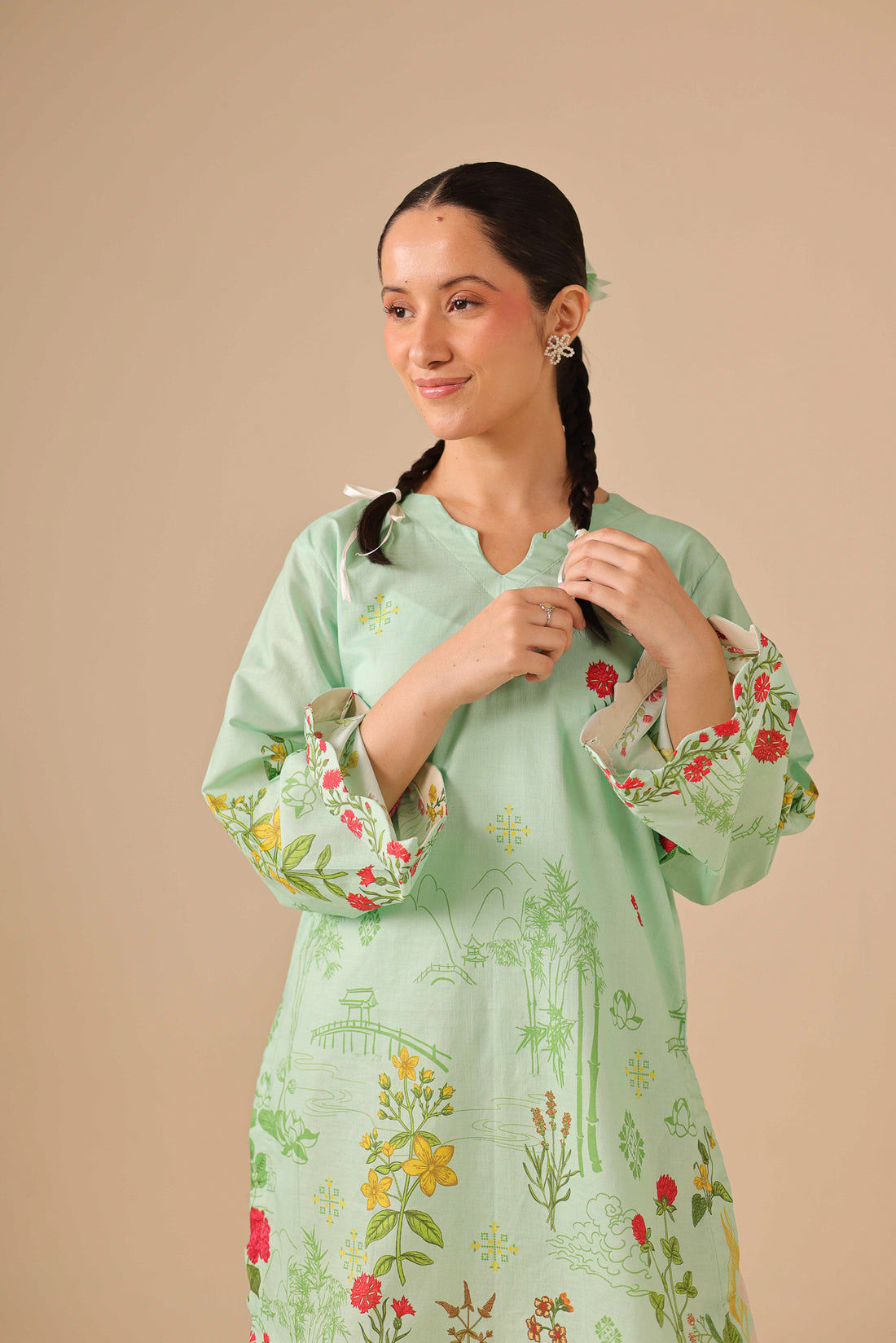 2PC Summer Lawn Dress - 44260