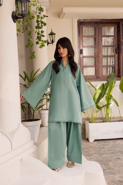 2 PC Khaddar Solid FSK 03 – Sea Green