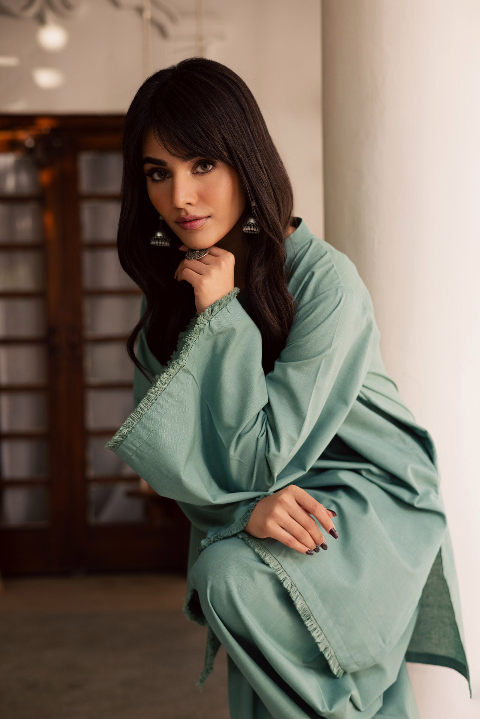 2 PC Khaddar Solid FSK 03 – Sea Green